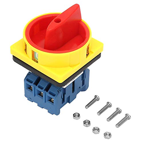 Schakelschakelaar voor stroomonderbrekers, 25 A/32 A, 3-polig, draaibaar, 2 standen voor machines (25 A)