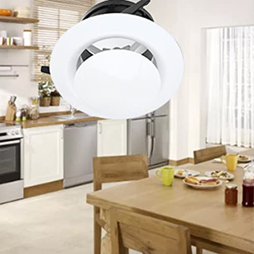 4 maten Ducting Cover Plafond Diffuser Uitlaatvoorziening Ventilatie luchtventilatie luchtventilatie luchtventilatie Ducting slang Cover(75mm)