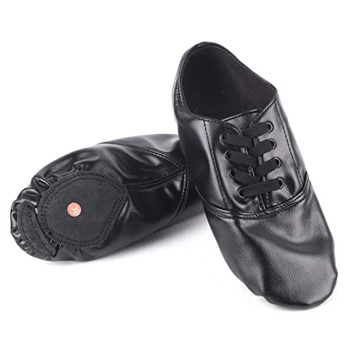 Jazz Dance schoenen, hoge kwaliteit PU jazz danskleding schoenen voor kinderen en volwassenen 5