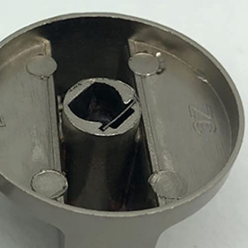 8PCS Stove Knobs 6mm Burner Control Knobs, metalen roterende gas bereik schakelaar voor keuken kookplaat machine controle vervanging 5