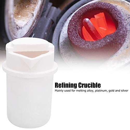 1KG Kwarts Crucible Cup, mal met deksel Goud Zilver Platinum Smelt verfijningsgereedschap
