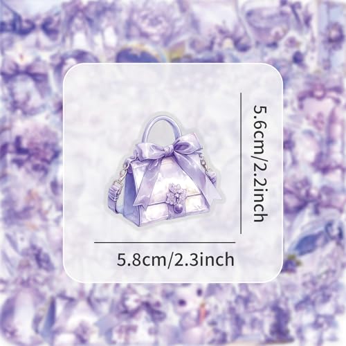 Purpur Dream Stickers voor tieners en volwassenen, Pack van 50, paarse dromen, Vinyl Sticker Set, Auto, Motorfiets, Fiets, Skateboard, Snowboard, Bagage, Laptop koffer, Helm, Motorfiets, Computer