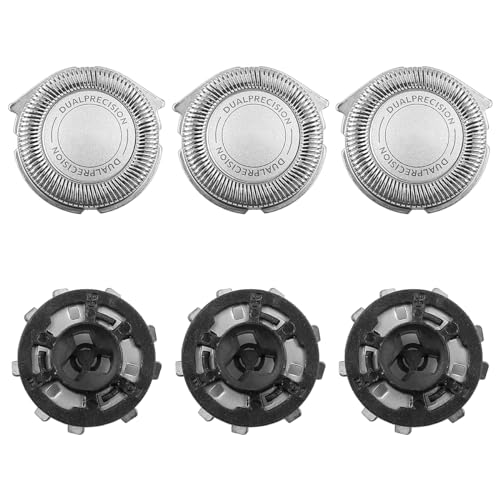 3PCS HQ8 Vervangingsscheerkoppen voor Philips Compatibel met Norelco HQ8 Series 3000 2000 000 S738 PT720 PT724 PT730 AT810 AT830 HQ6090