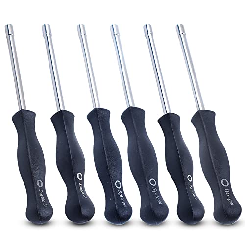 6Scs Carburetor Schroevendraaier Pass Tool voor Husqvarna Stihl Ryobi Homelite Zama Walbro Poulan ketting trimmer