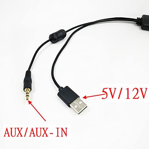 Bluetooth Ontvanger Auto USB-poort 3.5mm AUX + 5V/12V Draadloze Bluetooth 5.0 Ontvanger Muziekspeler Audioadapter 4