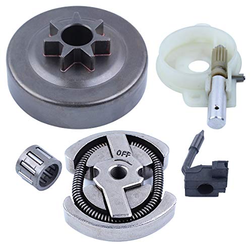 325" 7T Clutch Drum Oliepomp Oliekooi lager Kit Fit Husqvarna 142 141 137 136 36 41 kettingzaag Onderdelen