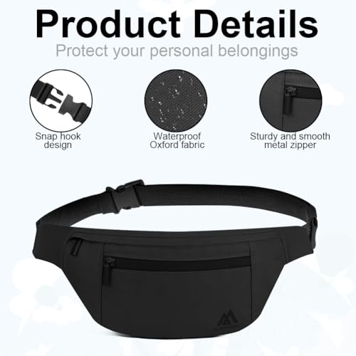 Tas Tas Tas voor heren en vrouwen Travel Tas met verstelbare band, 4 Compartiments, Waterdichte Tas voor Sport, Running, Fietsen, Zwart, modern 3