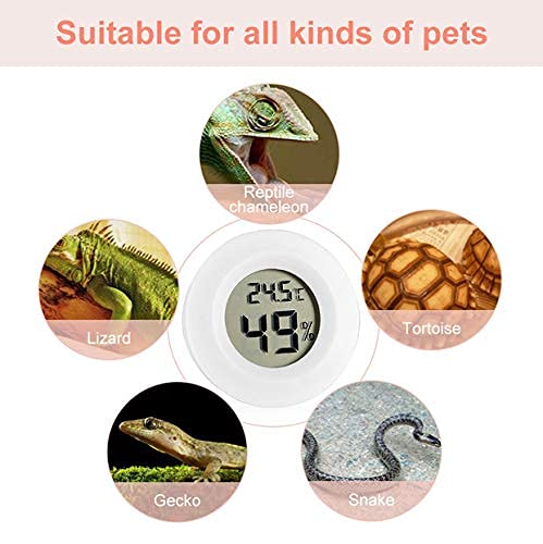 Digitale thermometer Hygrometer Innentemperatur Feuchtigkeits Meter Detektor loopt elektrischer Thermometer mit LCD Anzeige für Auto Küche Innengarten Keller Kühlschrank Schrank