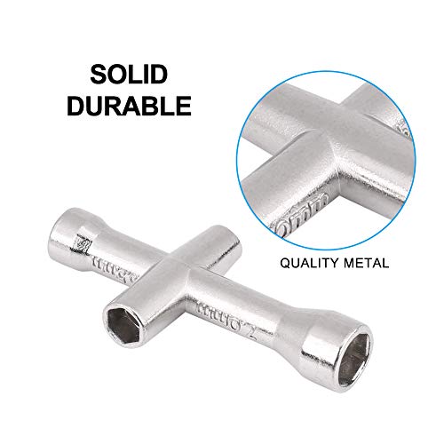 RC Wielmoermoersleutel, 4/5/5,5/7mm Sleeve Hex Socket Wheel Spanner voor RC Model Car Truck Buggy