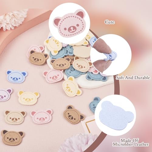 56 st. Beer Vorm Handgemaakte label Tags Microfiber Label Leder Gegraveerd Tags voor DIY Naaien Jeans Tassen Schoenen Hoed Accessoires 3