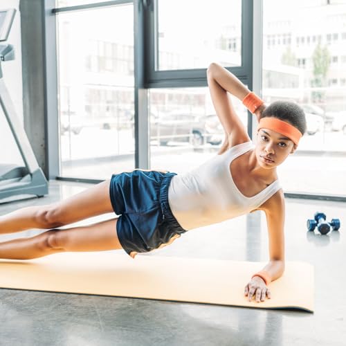 Sweatbands, 8 stuks Terry Sweatband voor vrouwen en mannen, Sport, Basketbal, Tennis, Athletic Gym, Training, Fruit Groen 4