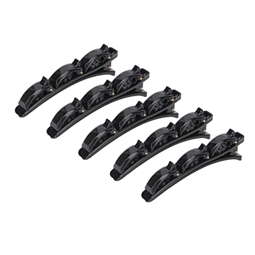 5 stuks gevlochten barrettes met 3 kleine clips
