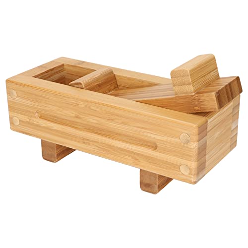 Sushi Shape Box, Sushi Rijstvorm, DIY Draagbaar Rechthoekig, duurzaam Bamboe Hout, reukloos, lichtgewicht, voor keuken en beginners bakbenodigdheden