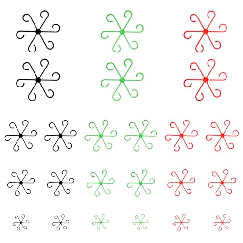 24 st Plant Stam Ondersteuning Verstelbare Planten Ondersteuning Planten Ondersteuning voor Binnen Planten Klimmen Indoor Planten Fixatie Klemmen Herbruikbare Plant Trellis Hook voor klimplanten (3