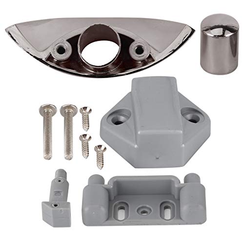 Ladeknop slot Keyless kabinet deur duw slot zinklegering Pushknop Latch voor Marine boot RV 12-25mm houten kast deur (Donker grijs) 4