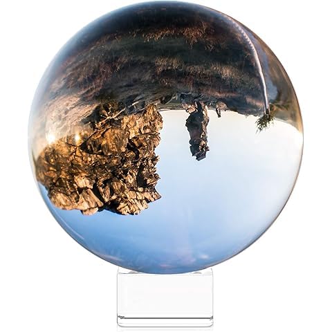 Clear Crystal Ball, Zeldzame Aziatische Natuurlijke Kwarts Kristal, Healing Ball, Transparante Bal met Pedestal, 40m m