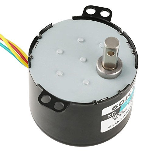 50KTYZ Permanente Magneet Synchroon Motor CW/CCW Low Speed Hoge Torque Elektrische Motor AC 220V 6-10W Miniatuur (30RPM)