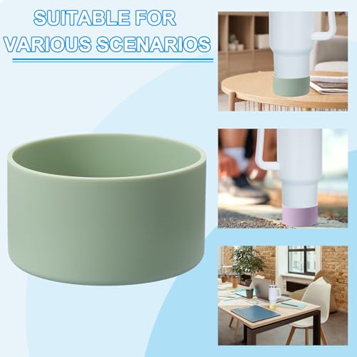 Siliconen Boot, 1 Piece Bottom Sleeve Protector, Anti-Slip Beschermhoes voor Waterfles, Auto Travel Cup, Lichtgroen 4