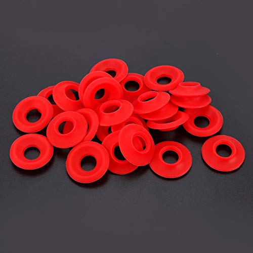 Nieuw Silicium Rubber Cap Swing Top Bottle Ring pakking Rood/Wit 25 st (rood) Silicium pakkingen voor Swing Top Fles thuis Brew Bier Fles Afdichtingen 4