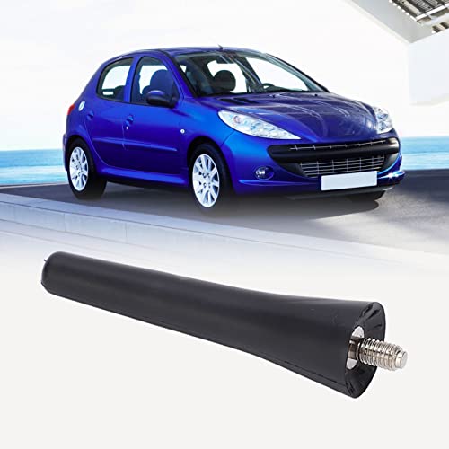 Car Short Antenna Fit voor 107 108 206 207 307 308 407 408 508 3008 607 807SW, Car Short Antenna Mast 6561N3 6.7CM Lengte ABS Zwart Vervanging 3