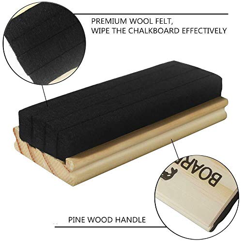 Way Felt Wiser Chalkboard Wool Wiser Duster Blackboard Whiteboard Chalk Wiser voor Chalk en Dry Wise Board Cleaning 3