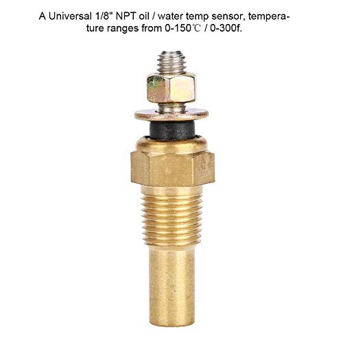 Universele 1/8" NPT Oil/Water Temp Sensor Elektrische Temperatuur Sender Unit Temp Sensor 3