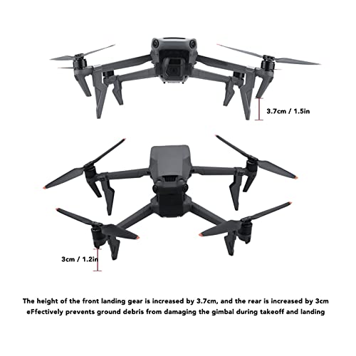 Airdrop System Thrower, Payload Delivery System Drone Levering met Landing Gear voor 3 3Pro, Dark Grey 5
