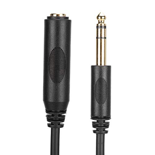 Man naar vrouw o Kabel stereo o Kabel Pure Koper Dirigent met afscherming 6.35mm Stereo Man naar vrouw o Extension Kabel voor geluidskaart elektrische gitaar (6m) 5