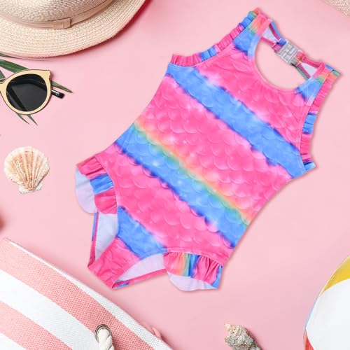 Meisjes badpak, badpak, zwembroek, zwembroek, zwembroek voor kinderen, zwembroek voor kinderen, zwembroek voor kinderen, bikini zwemkleding met verstelbare schouderriemen voor zwemlessen 5