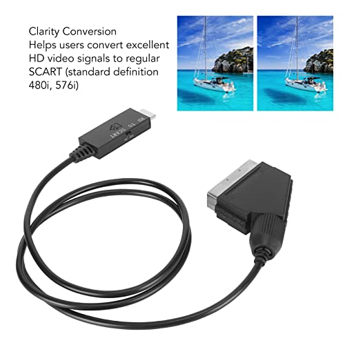 HD Multimedia Interface om Scart Converter Adapter Kabel voor TV, VHS VCR, DVD 4