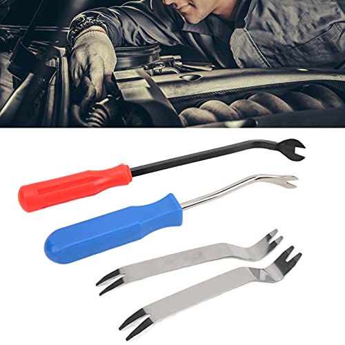 4 stuks Auto Trim Removal Tool Set Interieur venster deur Dash Panel Auto Trim Pry Tool voor auto audio Radio installeren