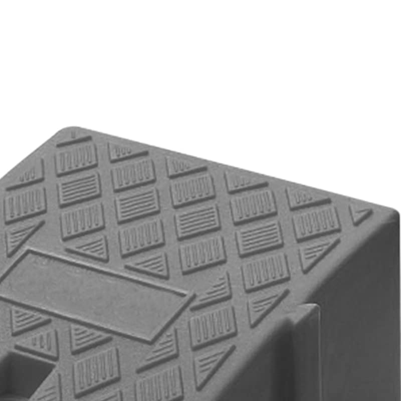 Auto Plastic Curb Ramp, hoge sterkte 13cm Hoogte drempel Ramp Ramp Handig Splicing Anti Slip Slip Ramp Accessoire (BLACK) 5