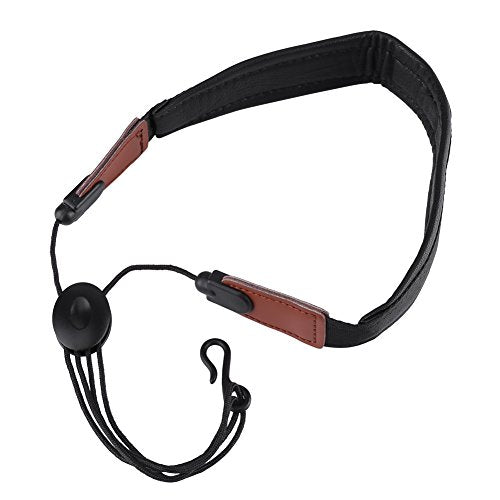 Verstelbare saxofoon band met metalen haak gewatteerde band voor saxofoon hoorn bas klarinet bassoon hobo en andere instrumenten