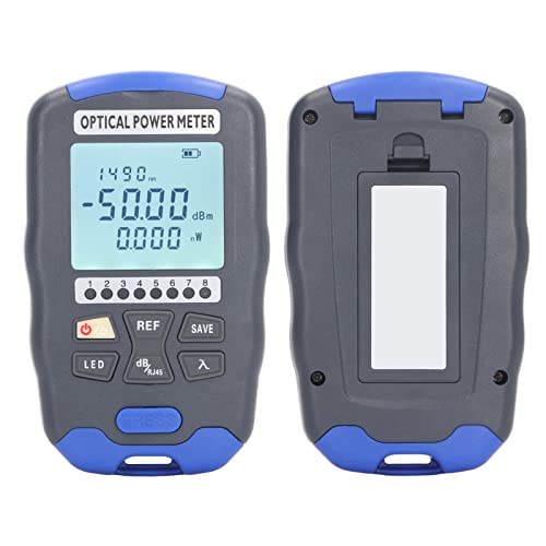 Fiber Optic Power Meter, Portable Fiber Optic Power Meter 50Km optische kabeltester optische VFL visuele foutzoeker), EMF-meters (AUA DC50(-50~+26dBm)) 5