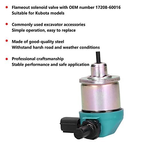 Automotive Starter Solenoïden 12V, Fuel Sealed Solenoid Valve, Graafmachine Motor Onderdelen Vervanging voor Kubota Modellen TOSD-03-050 5