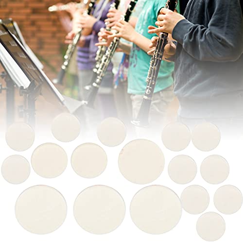 17Stuks Houtwind Instrument Zapatillas Klarinete Buffet E13, Tampon Clarinette Pads Clarinet Sound Hole Mats Windinstrument Vervangingsaccessoires voor klarinet (M01737)