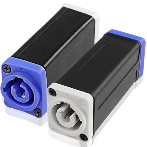 Powercon naar Powercon connector voor Powercon, ingangsconnector voor Powercon Male naar Powercon Vrouwelijke Output Connector, voor Speaker Extension Cable voor Powercon