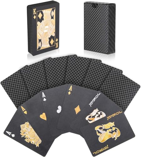 Black Diamond Plastic Poker Card spel - Perfect voor feest en spel