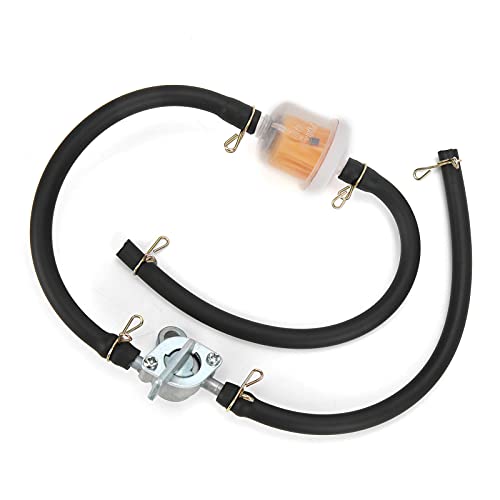 Benzine Tap 6 mm Universal Dirt Bike Fuel Shut-Off Fuel Slang Inline Filter 6 mm Inline Fuel Tank Tap Filter Tube met Benzine Tap Switch Sluit Valve Universeel voor