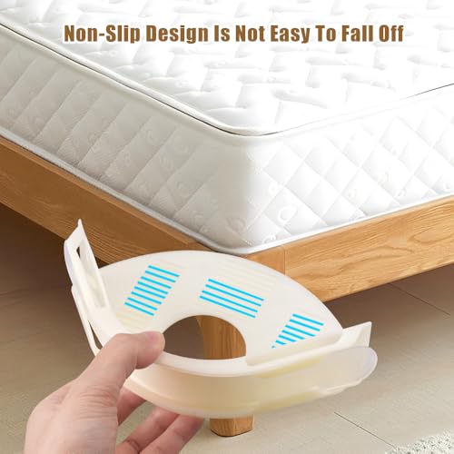 4 st Onzichtbare Lad Bed Cover Fixer, Sheet Holder met vergrendeling Strips, Sheet Holders voor beddengoed, Inbouwvel Clips met Lock Strips, Bed Sheet Grippers, Non-slip Locking Sheet Clamps 4