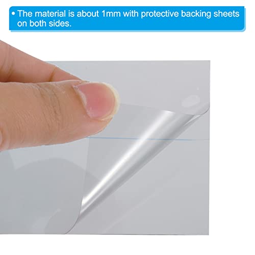 Verpakking van 2 gepolariseerde foliefolielijm Polariser Linear Polariser Filter voor weergave Fotografie Verlichting 100 mm x 155 mm 0 graden 4