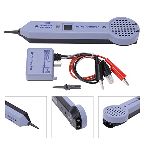 200EP Wire Tracer Kit Network Wire Tracer Circuit Tester Kabel Traceren Tester Kit Input Impedantie 100MOhm audio verstelbare inductieversterker Kabeltonerdetector 30Db 3