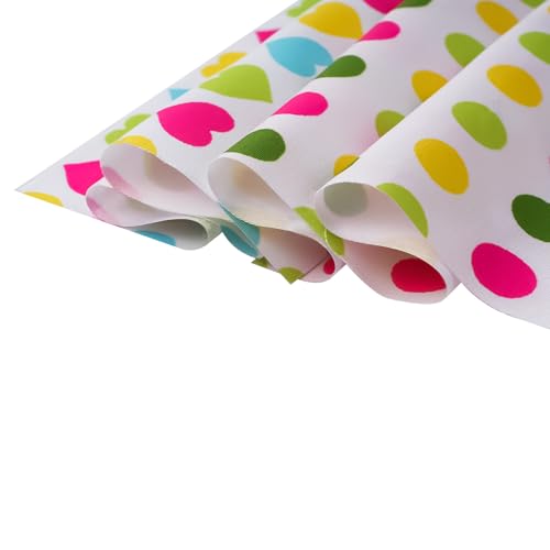 Paasnaaistof, 10st 50 x 50cm Schattig cartoonpatroon, waterdichte anti-fading soft touch DIY Quiltdoek, ambachtelijke stof voor Quiltwerk, Patchwork en Home Party Decor voor Pasen Cadeau