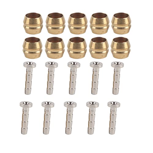 Olive en Barb Bh90 invoegen 10 Set Hydraulisch Remslang Olive Connector Componenten invoegen Vervangingsdeel(Bh90)(BH90) (BH90)