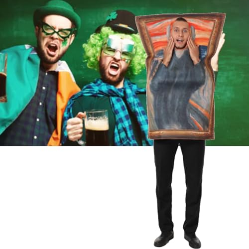 Murals Cosplay Scream Outfit Grappig Art Kostuum Prop Scream Mural Cosplay Cosplay Art Kostuum voor Party