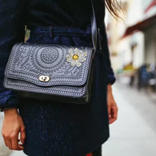 100Pcs Brooch Clasps Pin Trays, Metalen Brooch Sluitingen Pin Disc Basisschijf leeg Thicken Cabochon Trays, Eenvoudig Ontwerp Blanco Button Badge voor doe-het-zelf sieraden ambachtelijk maken (20mm) 5