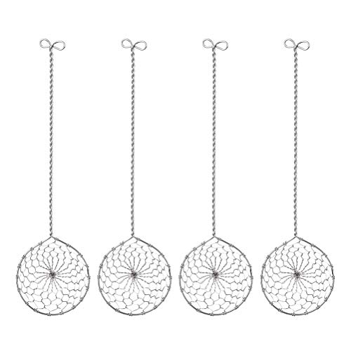 Spider Strainer Skimmer kit, Long Handle Colander, Mini Stainless Steel Wire Food Strainer Spoon Set, Fondue Strainer Stainless Steel Fondue Strainer