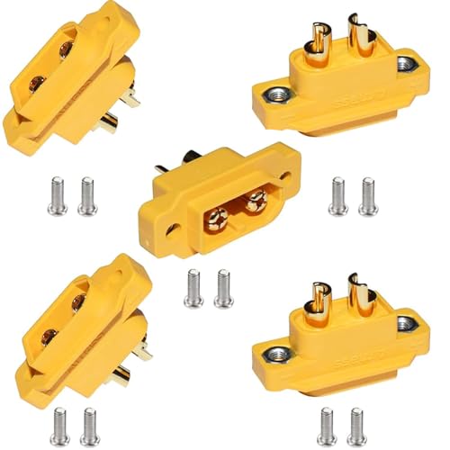 5 paar XT60E-M XT-60 Plugs Man XT60E-M Flush-Mount Plug Lipo Batterijconnectoren 2 Pin Connector Kabelplug voor modellen DIY