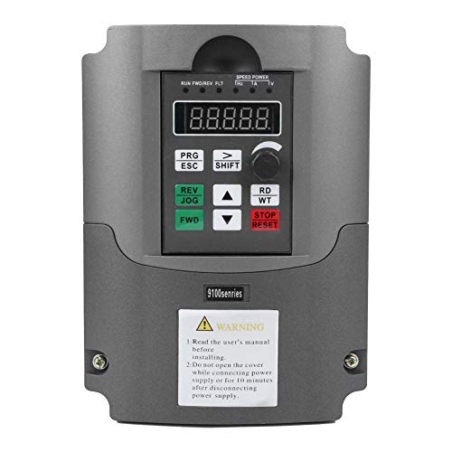 Motorbesturing, éénfase, 220V, driefase, 380V, 5,5kW, groot koppel, lage frequentie, niet-inductieve vectorregeling voor brekers, slijper, waterpomp, machine