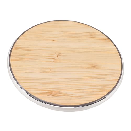 R15W Wirel Ronde Wirel opladen voorbij Wirel Laden voorbij Wirel, 15W W Wirel Ronde Bamboe Mobiele telefoondraad voor Pho 5